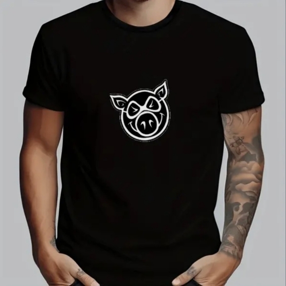 Pig skateboard tshirt - Picture 1 of 1
